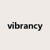 vibrancy是什么意思
