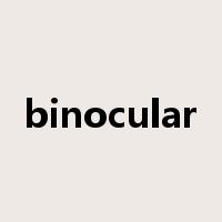 binocular是什么意思