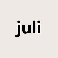 juli是什么意思