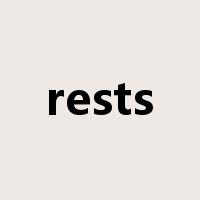 rests是什么意思