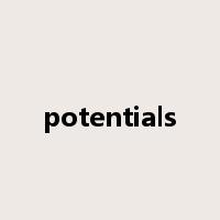 potentials是什么意思