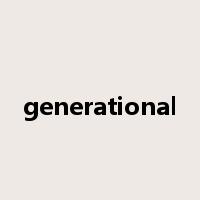 generational是什么意思