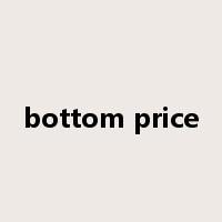 bottom price是什么意思