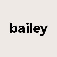 bailey是什么意思