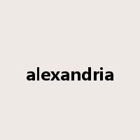 alexandria是什么意思