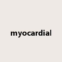 myocardial是什么意思