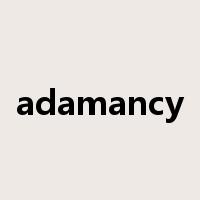 adamancy是什么意思