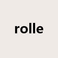 rolle是什么意思