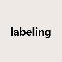 labeling是什么意思