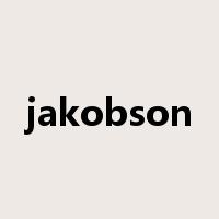 jakobson是什么意思