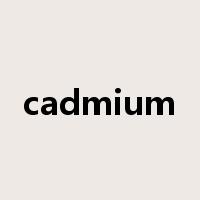 cadmium是什么意思