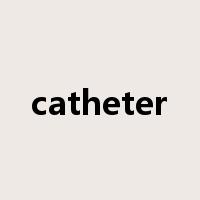 catheter是什么意思