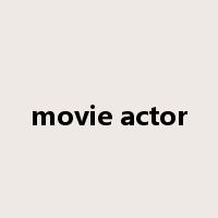 movie actor是什么意思