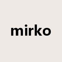 mirko是什么意思