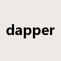 dapper是什么意思