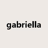 gabriella是什么意思