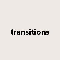 transitions是什么意思