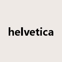 helvetica是什么意思