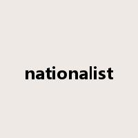 nationalist是什么意思