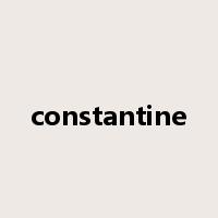 constantine是什么意思