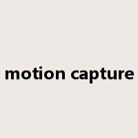 motion capture是什么意思