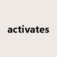 activates是什么意思
