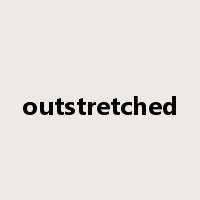 outstretched是什么意思