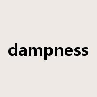 dampness是什么意思
