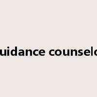 guidance counselor是什么意思
