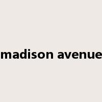 madison avenue是什么意思