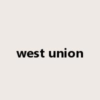 west union是什么意思