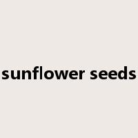 sunflower seeds是什么意思