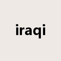 iraqi是什么意思