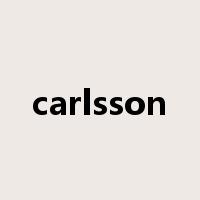 carlsson是什么意思