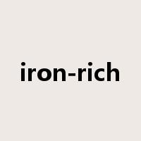 iron-rich是什么意思