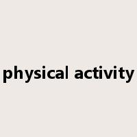 physical activity是什么意思
