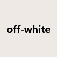 off-white是什么意思