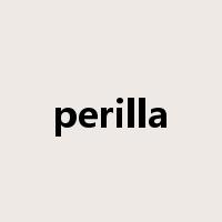 perilla是什么意思