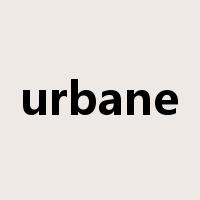 urbane是什么意思