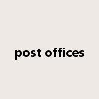 post offices是什么意思