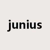 junius是什么意思