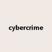 cybercrime是什么意思