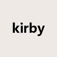 kirby是什么意思