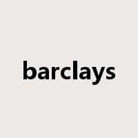 barclays是什么意思