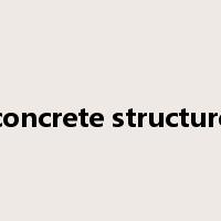 concrete structure是什么意思