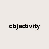 objectivity是什么意思