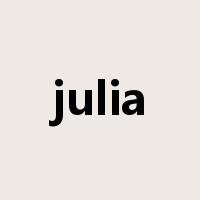 julia是什么意思