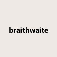 braithwaite是什么意思