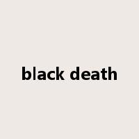 black death是什么意思