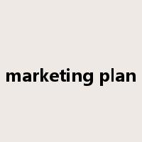 marketing plan是什么意思
